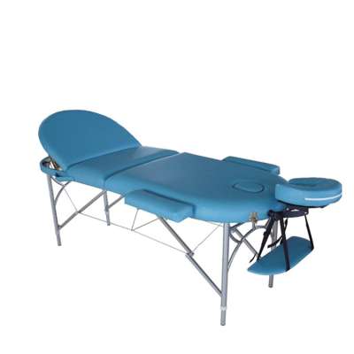 Aluminum portable massage table,two section adjustable massage bed ,nugabest table de massage