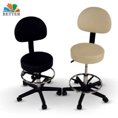 Round stool with Backrest beauty salon stool massage stool